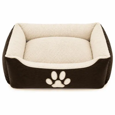 Produktbild von Hundekissen Extraweich Hundebett Hundekorb Katzenbett Haustierbett - Braun