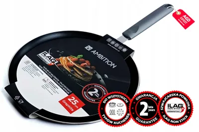 Produktbild von Ambition Graphite Crêpespfanne 25cm ILAG-Beschichtung Induktion