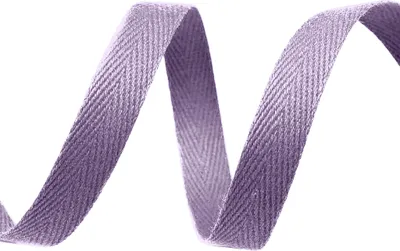 50m Köperband 10mm breit große Farbwahl Einfass- Nahtband Gurtband Baumwollband lila