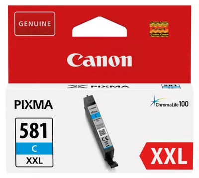 Image de Canon CLI-581C XXL - Taille XXL - cyan - Original - Réservoir d'encre - pour PIXMA TR7550, TR8550, TS6150, TS6151, TS8150, TS8151, TS8152, TS9150, TS9155