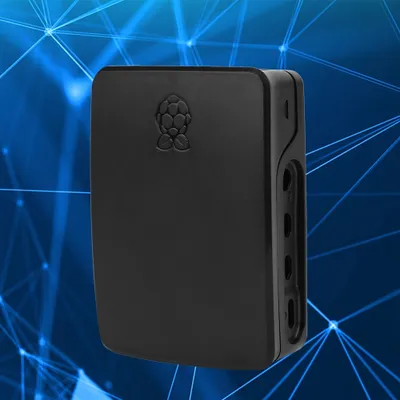Immagine prodotto di ABS caso protettivo Shell Snap In Slot accurata resistenza alla corrosione foro per Raspberry Pi 4B (nero)