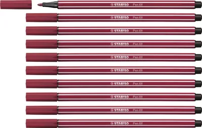 Produktbild von Premium-Filzstift - STABILO Pen 68 - 10er Pack - purpur