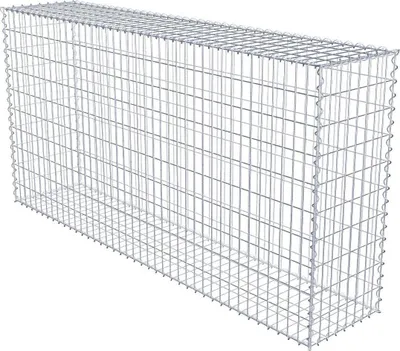 Produktbild von Gabione 200 cm x 100 cm x 40 cm (L x H x T), Maschenweite 5 cm x 10 cm, Spirale
