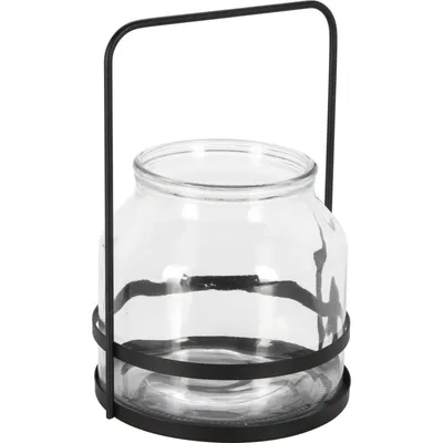 Image de Porte-bougie à chauffe-plat avec poignée en métal