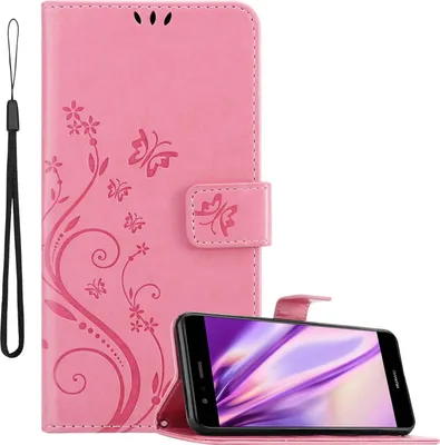 Obrázok produktu pre Cadorabo kryt pre Huawei P10 LITE ochranný kryt v ružovej farbe ochranný kryt kryt mobilného telefónu obal kvety kvetinový obal