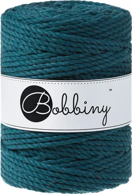 Produktbild von Peacock Blue Macramee Schnur 5mm 100m