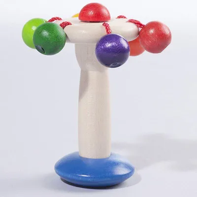 Produktbild von nic Holz Rassel Karussell Multicolor Babyspielzeug