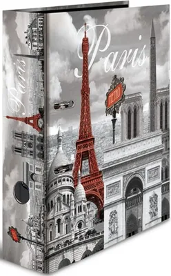 Produktbild von Motivordner A4 70mm 'Paris' Packung mit 10 Stück