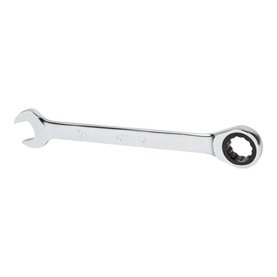 Produktbild von STIER Maul-Ringratschenschlüssel SW 12 mm, Knarrenschlüssel Ratschenschlüssel, Chrom-Vanadium-Stahl, 12H-Profil u. 72 Zähne