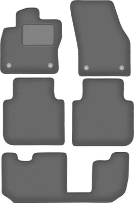 Produktbild von Graphit-Fußmatten für: Seat Tarraco 7-Sitzer (2018-)
