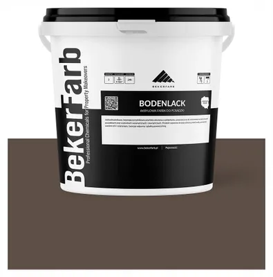 Produktbild von Acrylfarbe für Pflastersteine und Beton, Bekerfarb, Farbton: Terra-Braun, 1 Liter