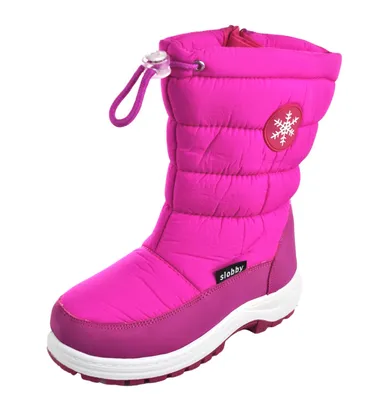 Produktbild von Mädchen Winterstiefel Schneestiefel gefüttert Pink Größe 35