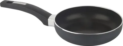 Image de Poêle à frire en aluminium - revêtement antiadhésif - 1 pièce - noir - 18 cm
