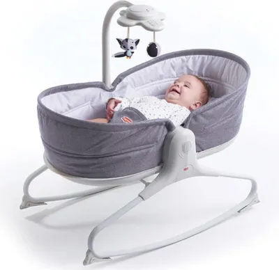 Obrázek produktu pro Tiny Love 3-in-1 Rocker Napper, Chlapec/děvče, Polohovatelné sedadlo, Hrazda s hračkami, Šedá