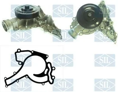 Produktbild von Saleri SIL Kühlmittelpumpe Wasserpumpe passend für MERCEDES-BENZ C-Klasse Limousine (W204) PA1387