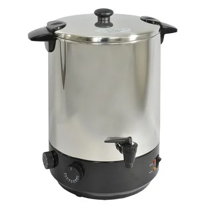 Image de Stérilisateur 19 Litres - Thermostat 0 à 100 °c - Maintien De La Température - Couvercle Inox Verrouillable - Kitchenchef