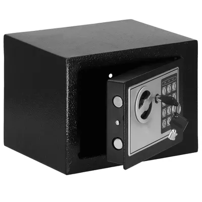 Produktbild von Schlüsseltresor mit Zahlencode Haussafe Geldschrank 17 x 23 x 17 cm