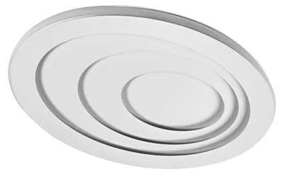 Immagine prodotto di LEDVANCE ORBIS SPIRAL OVAL Plafoniera LED, bianca, 37W, 4000lm, diametro 485mm, distribuzione della luce molto omogenea, luce indiretta, modulo LED integrato, lunga durata, 3000K