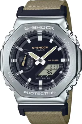 A close-up studio shot of a G-Shock watch.