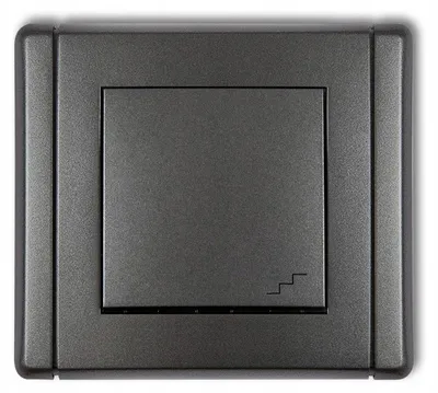 Image de Interrupteur de commutation encastré Karlik 11FWP-3, couleur anthracite