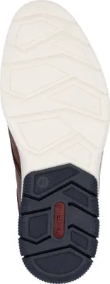Produktbild von Rieker Herren Slipper mit weicher Innensohle aus Leder 14450, Größe:42 EU, Farbe:Braun