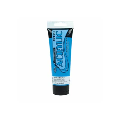 Productafbeelding van Royal & Langnickel Essentials Acrylverf, 59 ml, fluorescerend ceruleumblauw