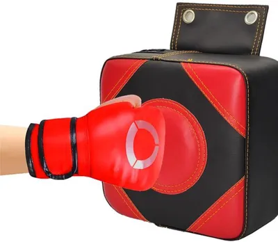 Produktbild von Ibenzoa® wandmontiertes Punch-Kissen für Boxtraining und Fitness mit Geräuschunterdrückung und verstellbarer Höhe
