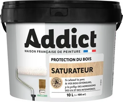 Image de Saturateur Chêne 10l Addict Protection Bois Extérieur Longue Durée - Addict