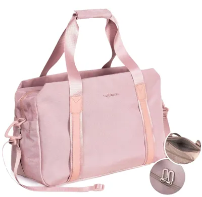 Produktbild von Reisetasche, wasserdichte Tasche, geräumiges Hauptfach, Rosa