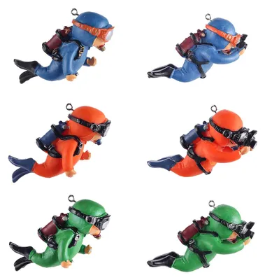Produktbild von Set von 6 Schwimmenden Tauchdekorationen für Aquarien