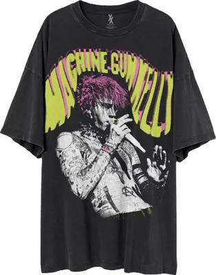 Produktbild von Machine Gun Kelly - "Tickets To My Downfall" T-Shirt für Herren/Damen Uni, Übergroß RO15214 (S) (Schwarz)