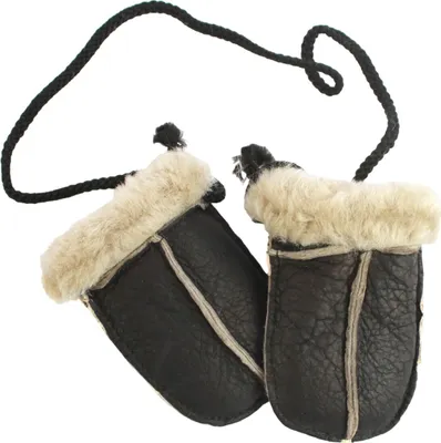 Produktbild von Baby Fliegerjacke - Fäustlinge, Kordel EL559 (92) (Dunkelbraun)
