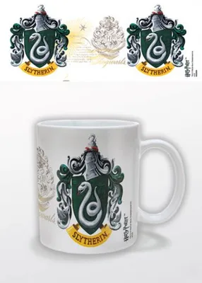 Produktbild von Harry Potter Slytherin Crest Ceramic Mug