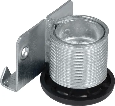 Produktbild von CAMAR Höhenversteller zum Einschlagen ø38 mm Stahl verzinkt/Kunststoff schwarz