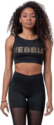 Zdjęcie produktu dla Nebbia Gold Mesh Mini Top - 83001