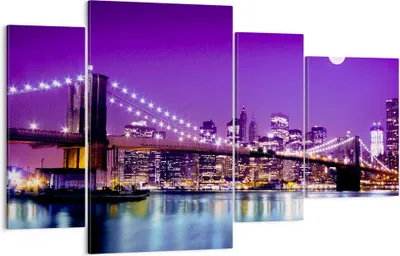 Produktbild von Bild auf Leinwand - Leinwandbild - Amerika wohnung architektur - 120x70cm - Wand Bild - Wanddeko - Leinwanddruck - Bilder - Kunstdruck - Wanddekoration - Leinwand bilder - Wandkunst - DL120x70-2443