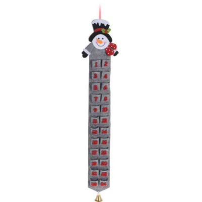 Immagine prodotto di Filz-Adventskalender Grau Schneemann