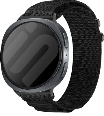 Produktbild von Strap-it Alpine Nylonband - passend für Samsung Galaxy Watch 8 - 40mm / Galaxy Watch 8 - 44mm / Galaxy Watch 8 Classic (schwarz)