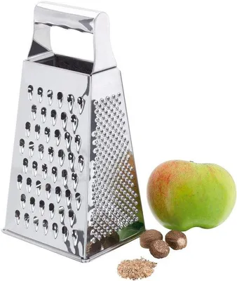 Image de Râpe de cuisine en acier inoxydable, carrée, pour la cuisine
