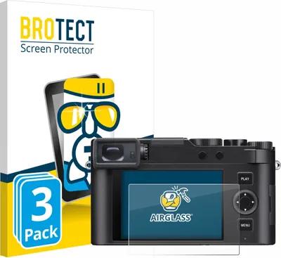 Produktbild von 3x BROTECT Schutzglas für Leica D-Lux 8 Schutzfolie Panzer Folie Glas Display Schutz klar