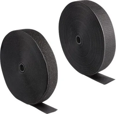 Immagine prodotto di DELOCK Strapazier Klettband Haft u. Flauschband 25mx50mm SW