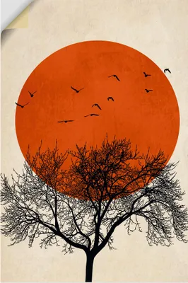 Produktbild von ARTland Wandbild, selbstklebend Träumer Größe: 80x120 cm
