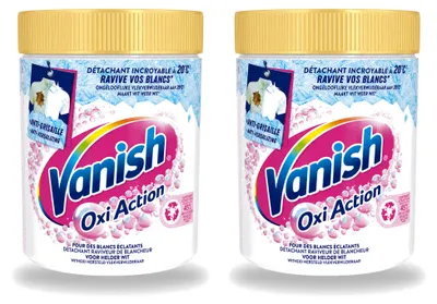 Produktbild von 2 x Vanish Oxi Action Whitening Wasbooster Pulver für weiße Wäsche 940 g - Vorteilspackung - 2 Stücke