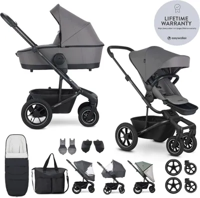 Obrázek produktu pro EASYWALKER Kočárek kombinovaný Harvey⁵ Pebble Grey XXL AIR