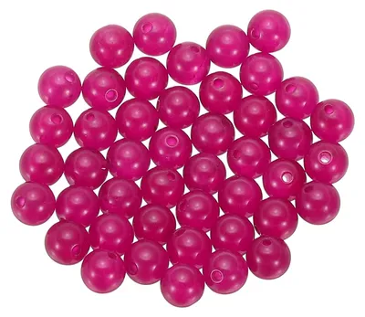 Produktbild von Set mit 45 Stück 6 mm Natursteinperlen in Hellrosa