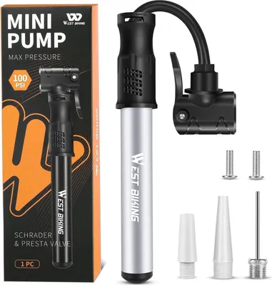 Zdjęcie produktu dla Pompka rowerowa Mini aluminiowa pompka powietrza do rowerów szosowych MTB