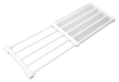 Productafbeelding van Uitbreidbaar rek - Metaal kledingkast organizer - DIY scheidingswand - Rekken voor organisatie - 50-80 cm - Stijlvol ontwerp - Kledingkastorganizer