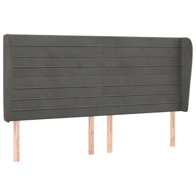 Zdjęcie produktu dla VidaXL 3118157, Ciemny Szary, Poliester, Drewno, 1830 mm, 118 cm, 128 cm, 230 mm