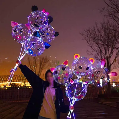 Produktbild von Durchsichtige Bobo-Luftballons - 10 Stück - Wiederverwendbar und vielseitig einsetzbar für Hochzeiten und Geburtstagsfeiern