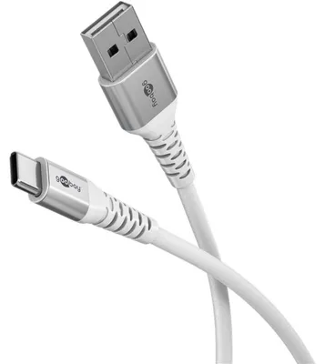 Obrázek produktu pro Goobay 74532, 3 m, USB C, USB A, USB 2.0, 0,48 Gbit/s, Bílá